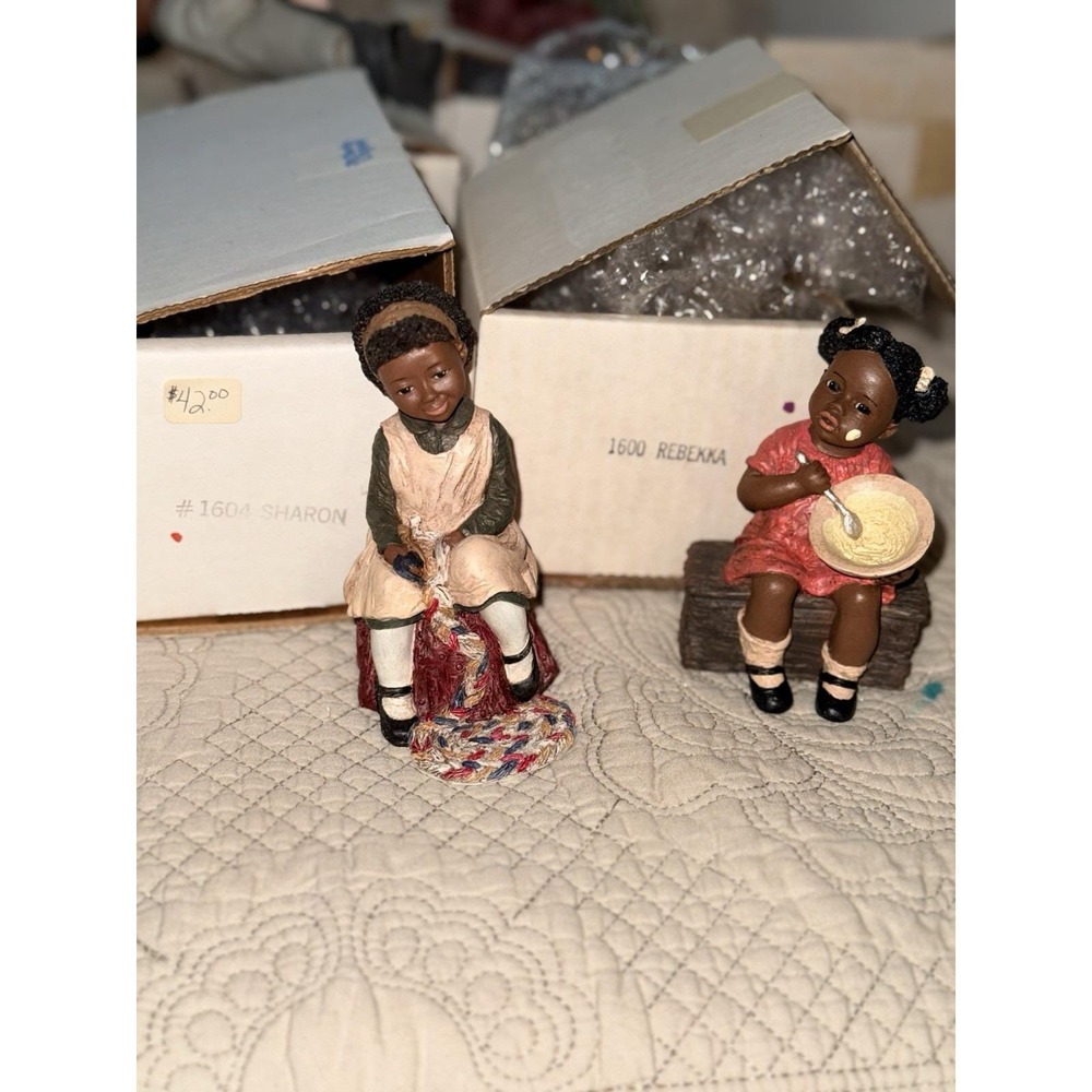 Miss Martha Originals All God's Children SHARON #1 Figurine & Rebekka With Box